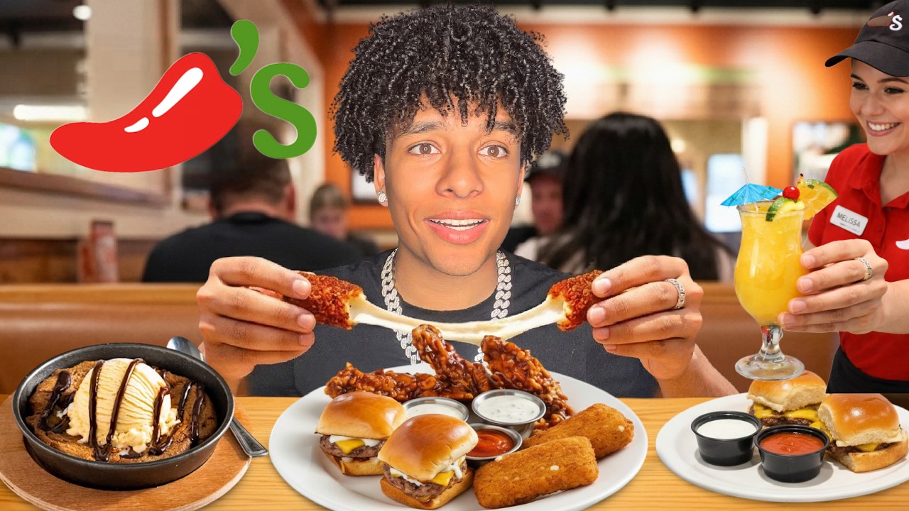 Trying Chilli's VIRAL Menu!