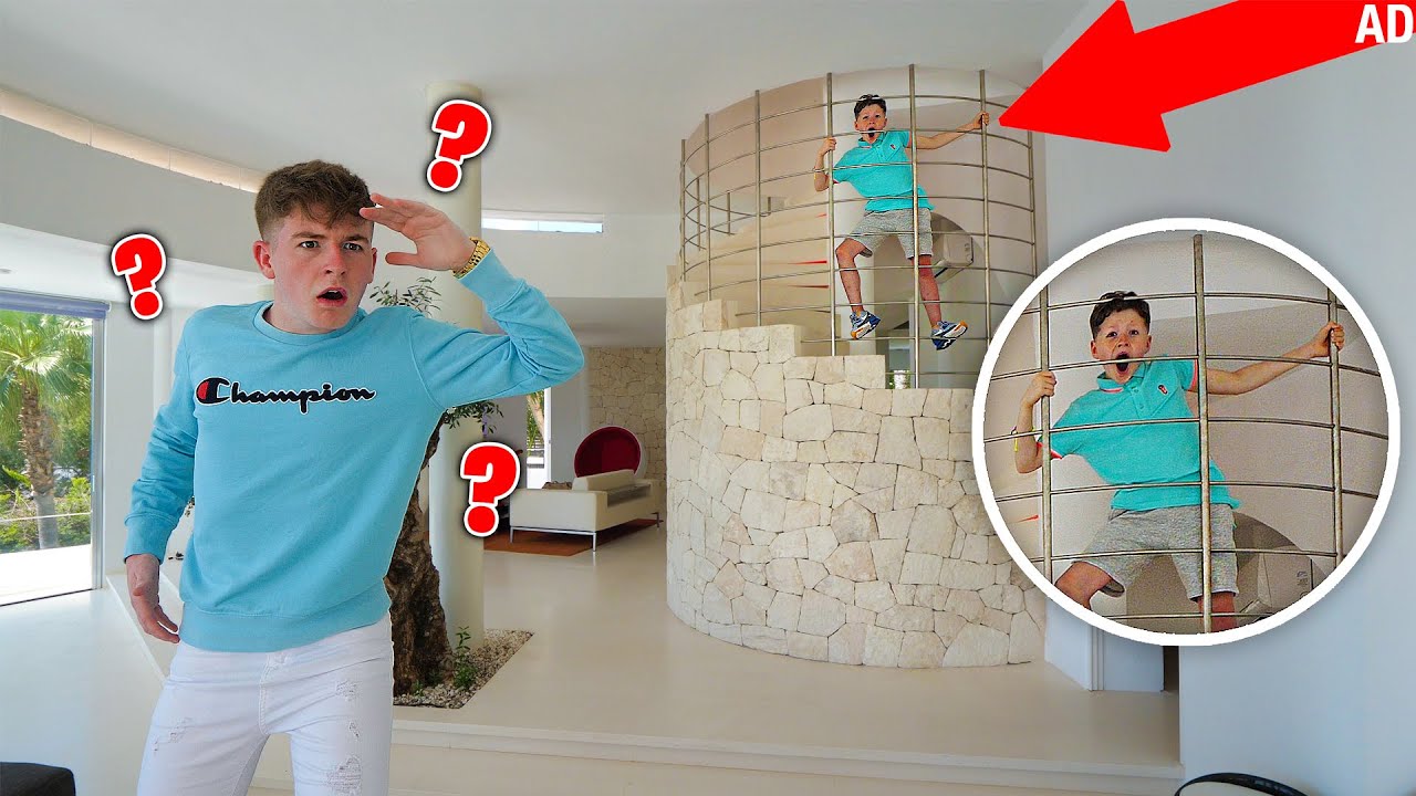 *EXTREME* HIDE AND SEEK in $10,000,000 MANSION with LITTLE BROTHER!!