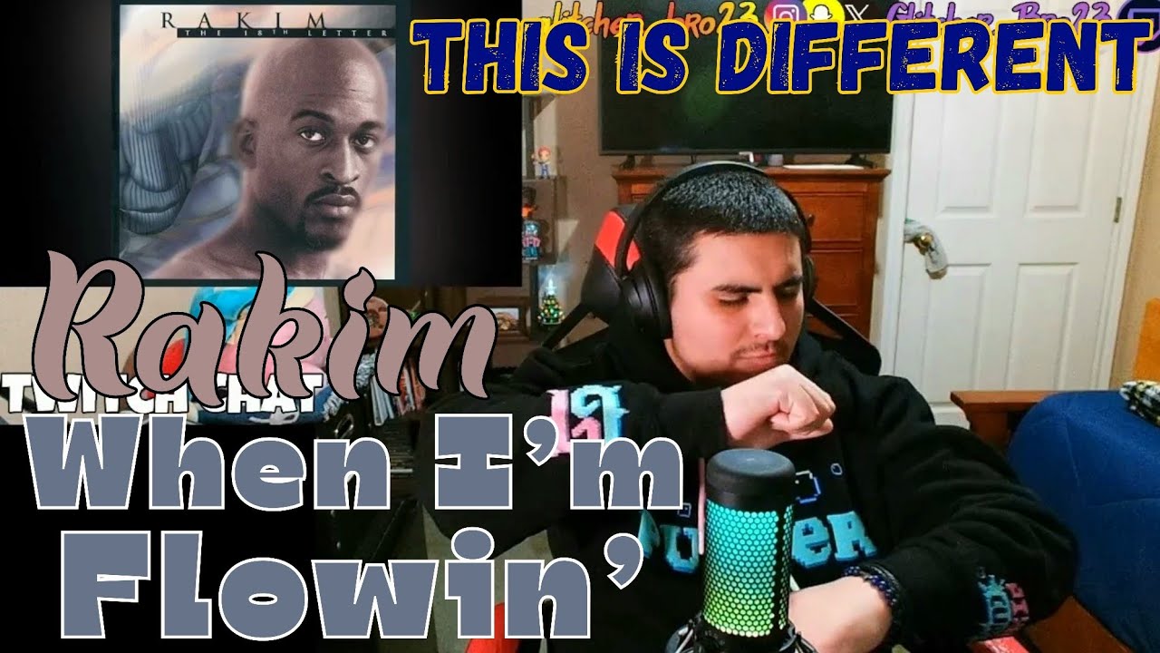 Rakim - When I'm Flowin' | РЕАКЦИЯ