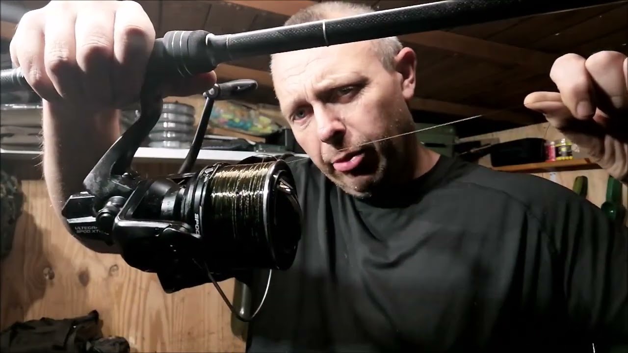 improving the spod reel line lay and recycling braid with reverse action