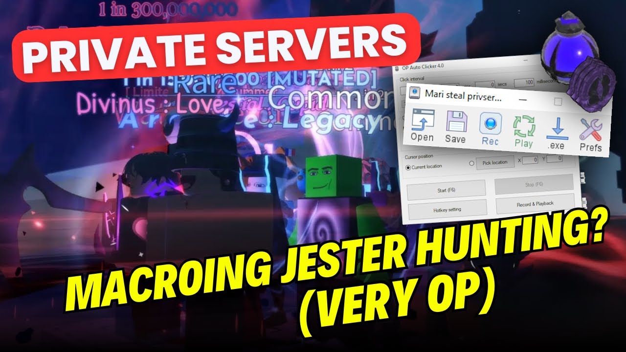 Using a MACRO to snipe Void Coins EASILY! | Sol's RNG Private Server Hunting