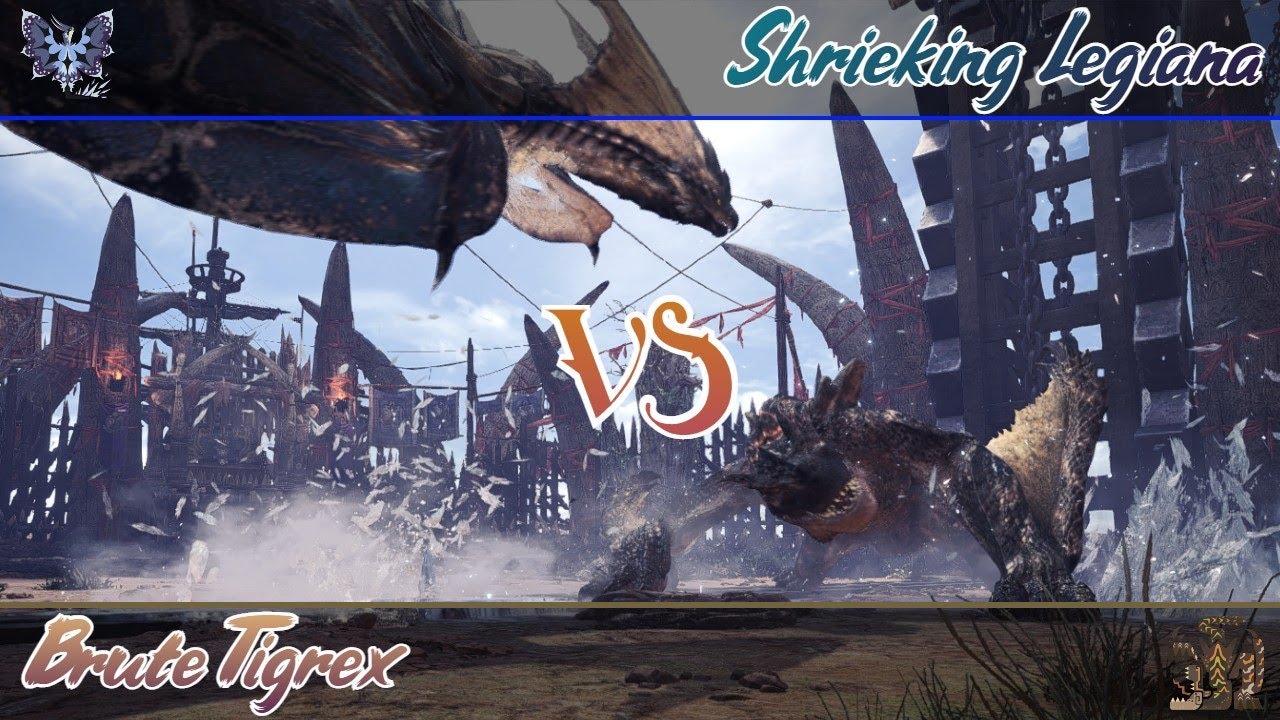Brute Tigrex VS Shrieking Legiana (FULL FIGHT TURF WAR) | Tournament