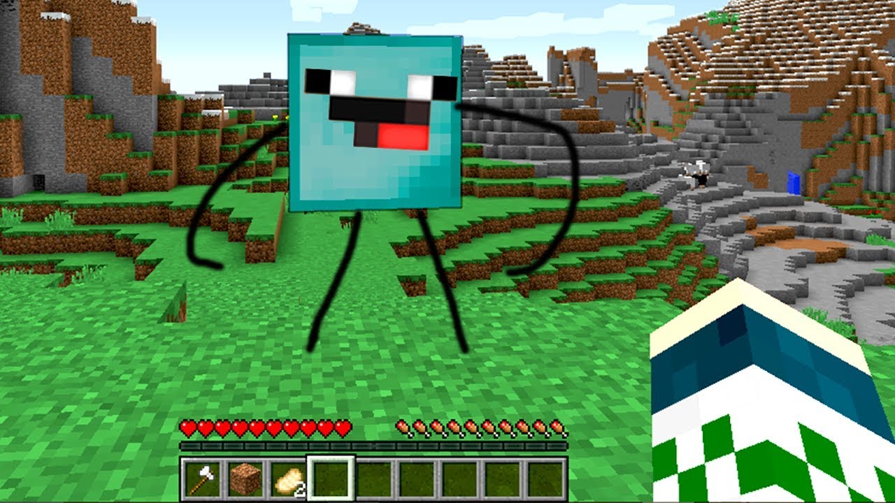 SE OS BLOCOS DO MINECRAFT ME ATACASSEM