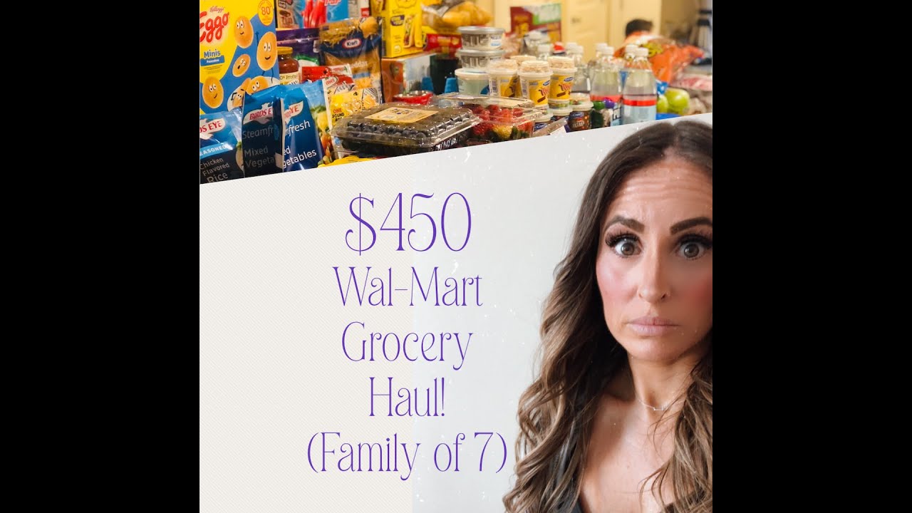 MASSIVE $450 GROCERY HAUL!|FAMILY OF 7|FIVE LITTLE FINS