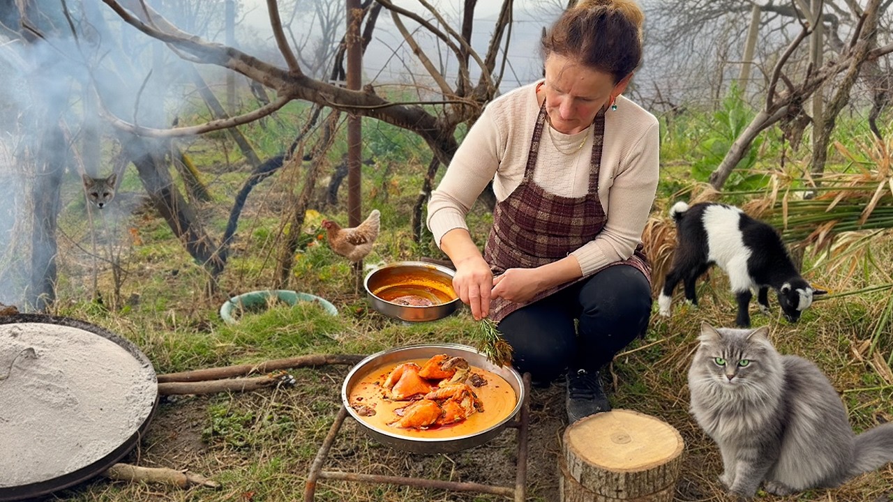 This Albanian Chicken Porridge 🇦🇱🔥 Is Bringing Back Old Traditions! 🤯