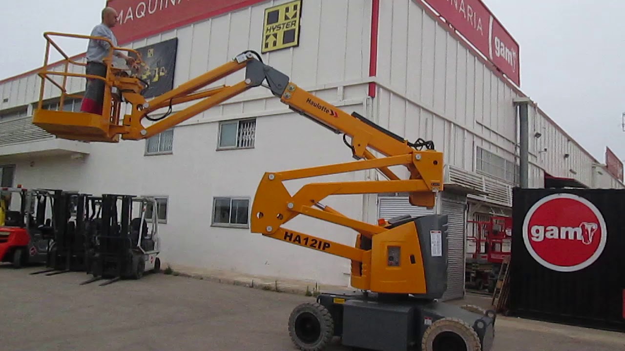 PLATAFORMA ARTICULADA ELECTRICA HAULOTTE 12 METROS
