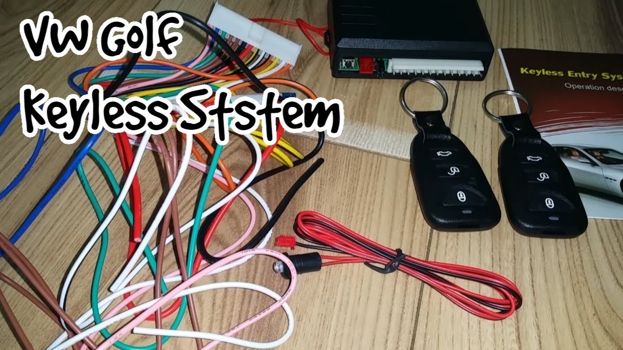 Vw Golf MK4 Key Less Entry System Fitted.