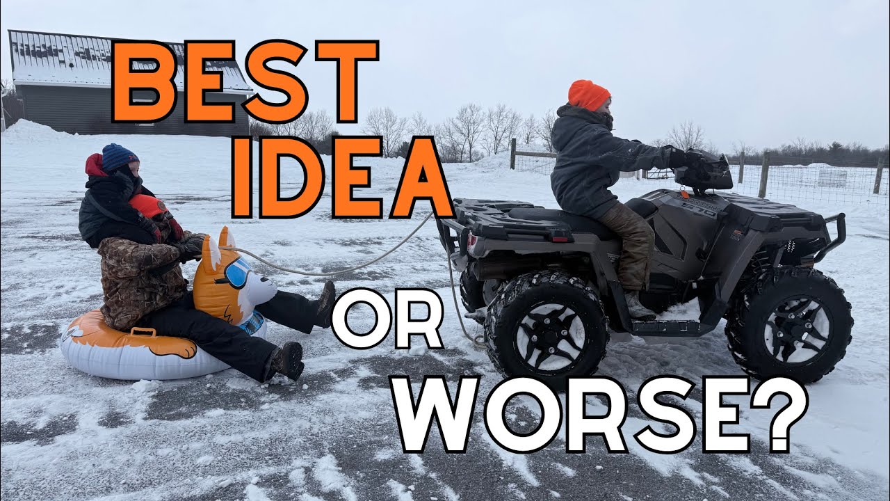Snow Tubing With the Kids | Laughs, Wipeouts & Chaos
