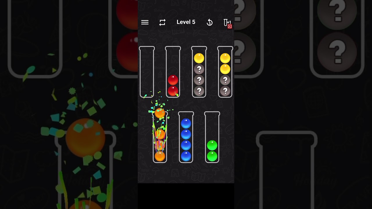 Ball Sort Color Water Puzzle LEVEL5