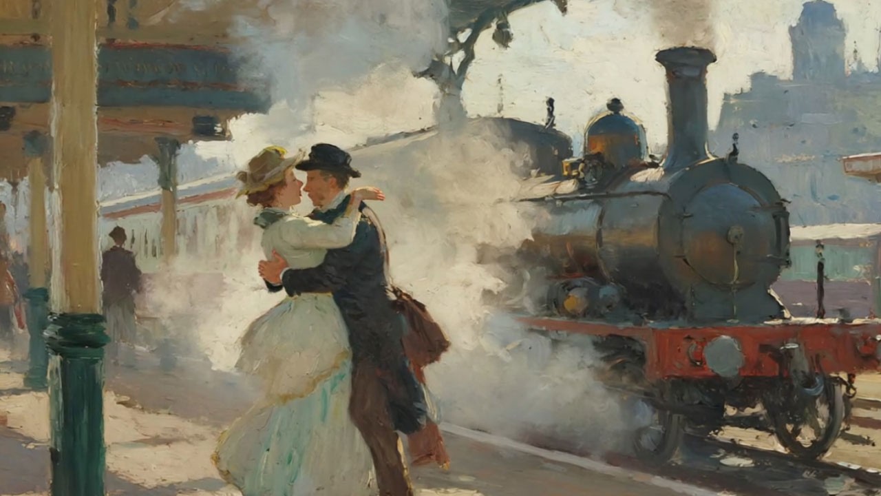 Farewell in the Mist: The Tragic Romance Behind Monet's Gare Saint-Lazare