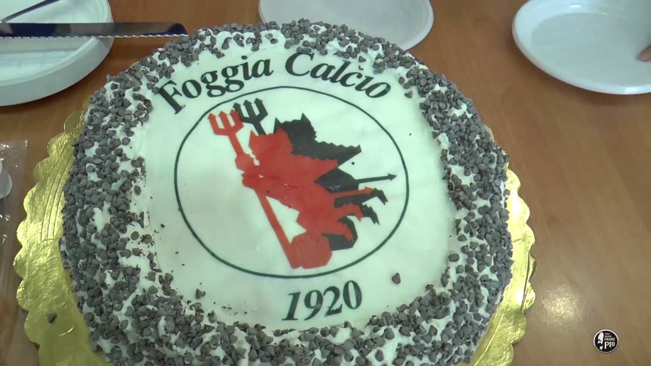 Il Foggia Calcio in visita a Gli Angeli di Padre Pio