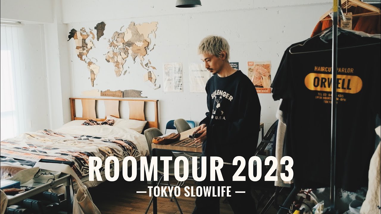ROOMTOUR2023 東京ひとり暮らしルームツアー　/男のインテリア/ワンルーム/リノベーション/DIY