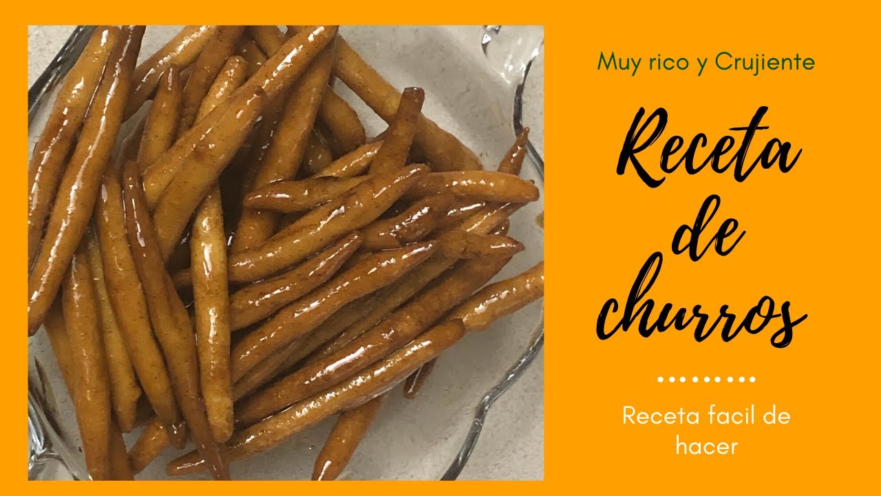 Como hacer churros de masa (Receta Nicaraguense)