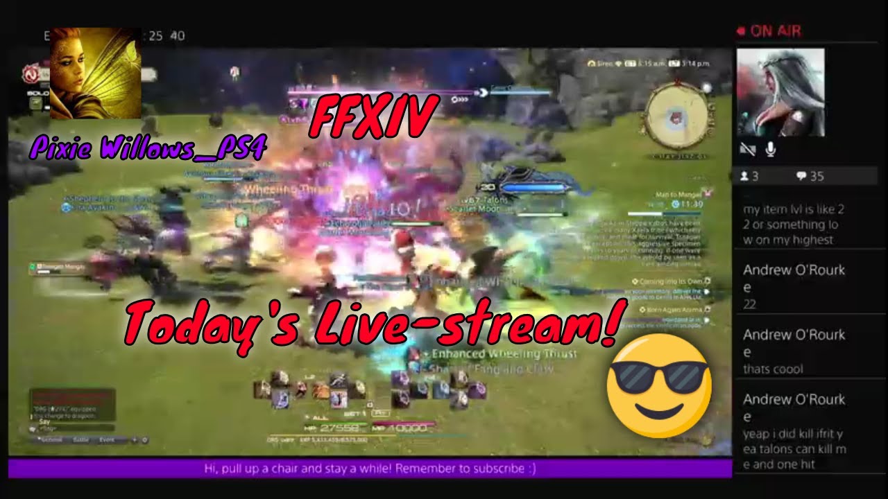 Mystic Shepherd Gaming's Live PS4 Broadcast FFXIV Duties and Fates