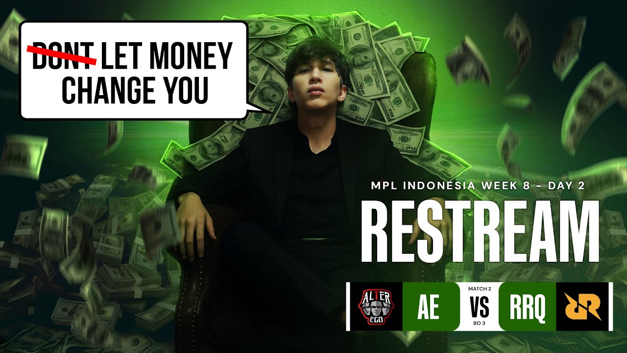 RESTREAM ALTER EGO VS RRQ  LETSGOOOOOOOO !!