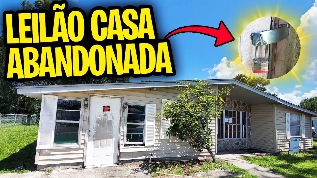 CASA ABANDONADA VAI PARA LEILÃO 😱 VOCÊ COMPRARIA?
