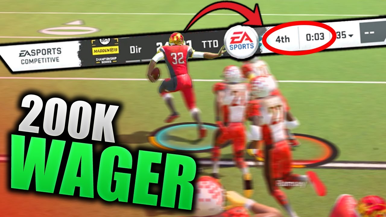 200k Wager Comes Down To Last Second Play | Madden 20 Ultimate Team Game Of The Year Thriller