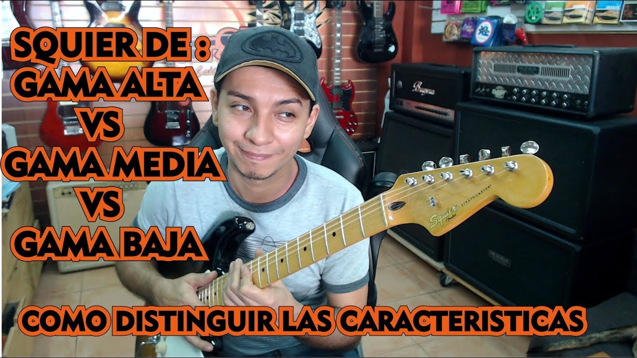 squier gama alta vs gama media vs gama baja