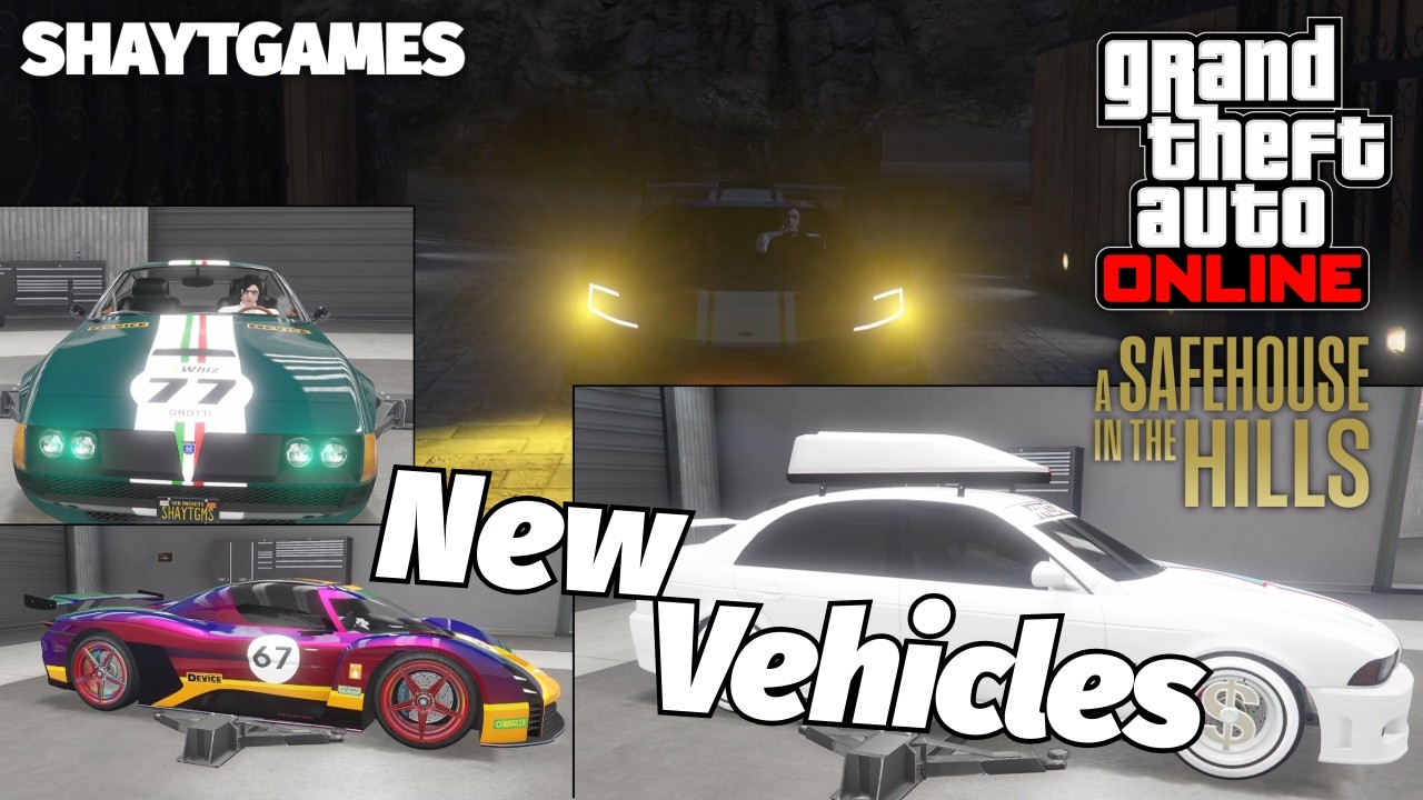GTA Online: New Vehicles in the A Safehouse in the Hills DLC!