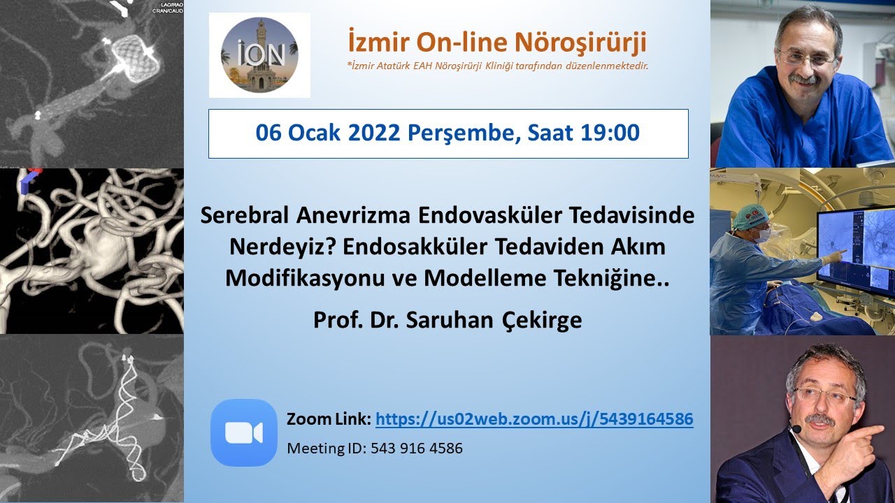 İAEH 196. ZOOM sunumu, Çekirge: Anevrizma Endovasküler 06.01.22