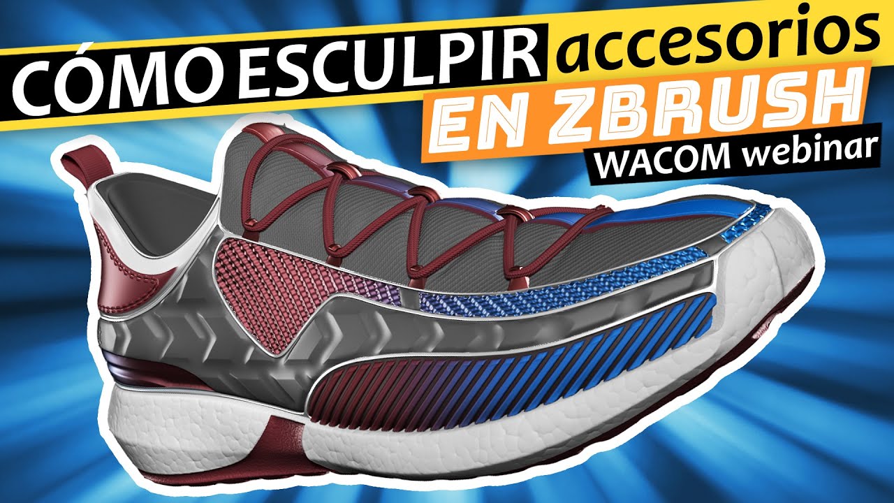 CÓMO ESCULPIR accesorios HARDSURFACE desde CERO en ZBRUSH | WACOM Webinar