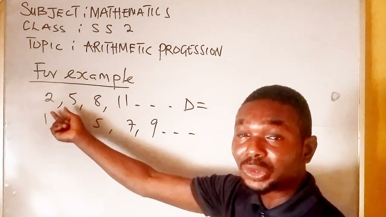 Arithmetic progression explained