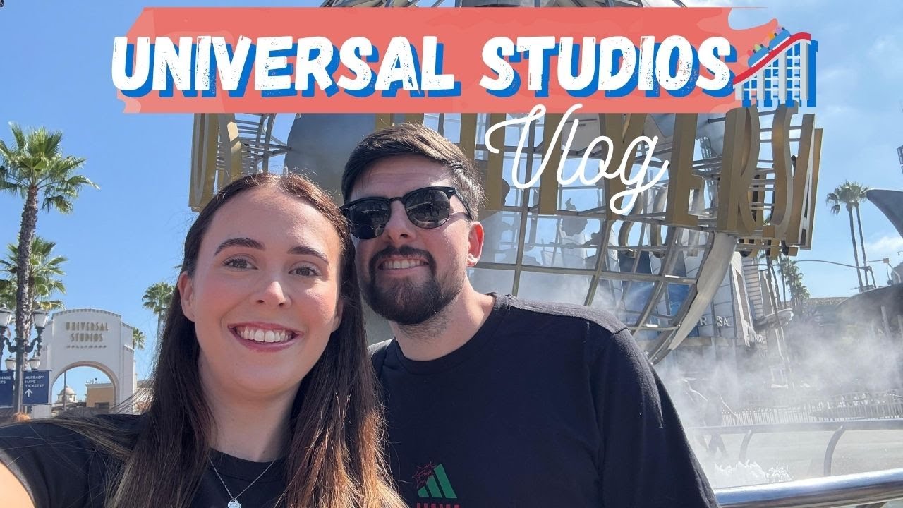 Universal Studios Hollywood Vlog 🎢🎡✨ | Our First Time + Unexpected LA Celebrity Sighting! 🎬