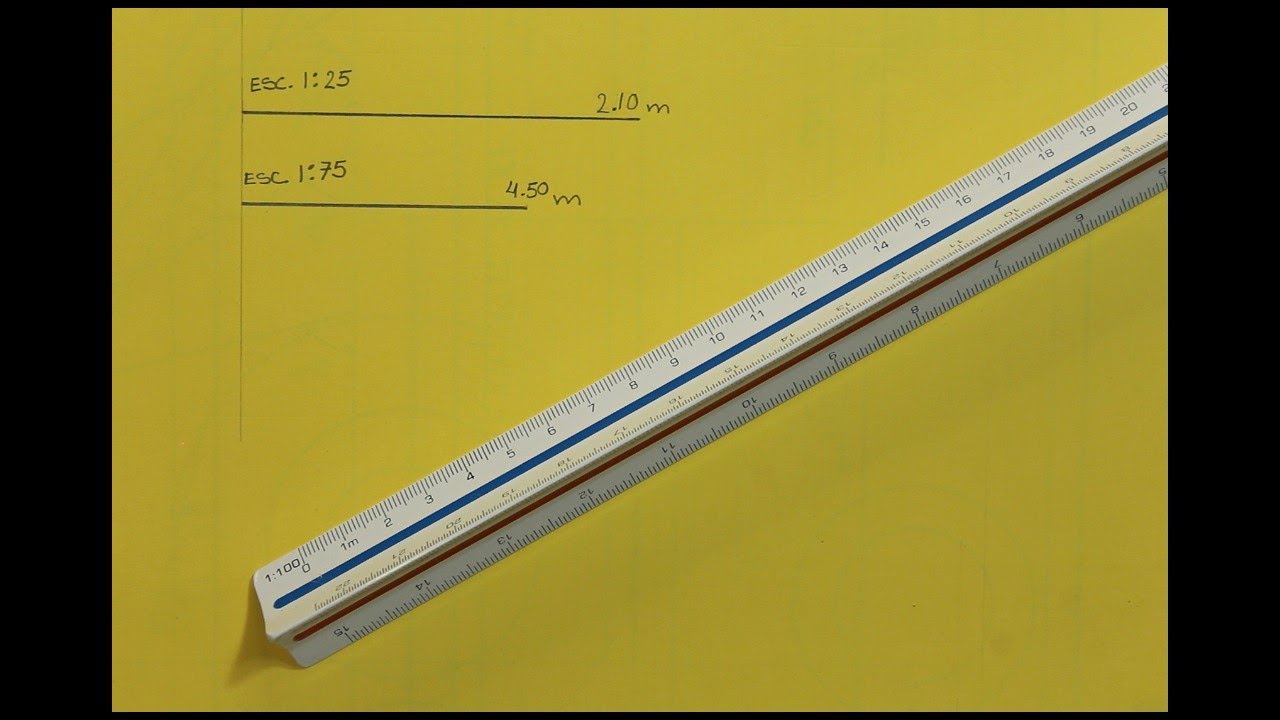 COMO LEER EL EL ESCALIMETRO (EN LAS DIFERENTES ESCALAS: 1:100, 1:125, 1:20, 1:25, 1:50, 1:75).