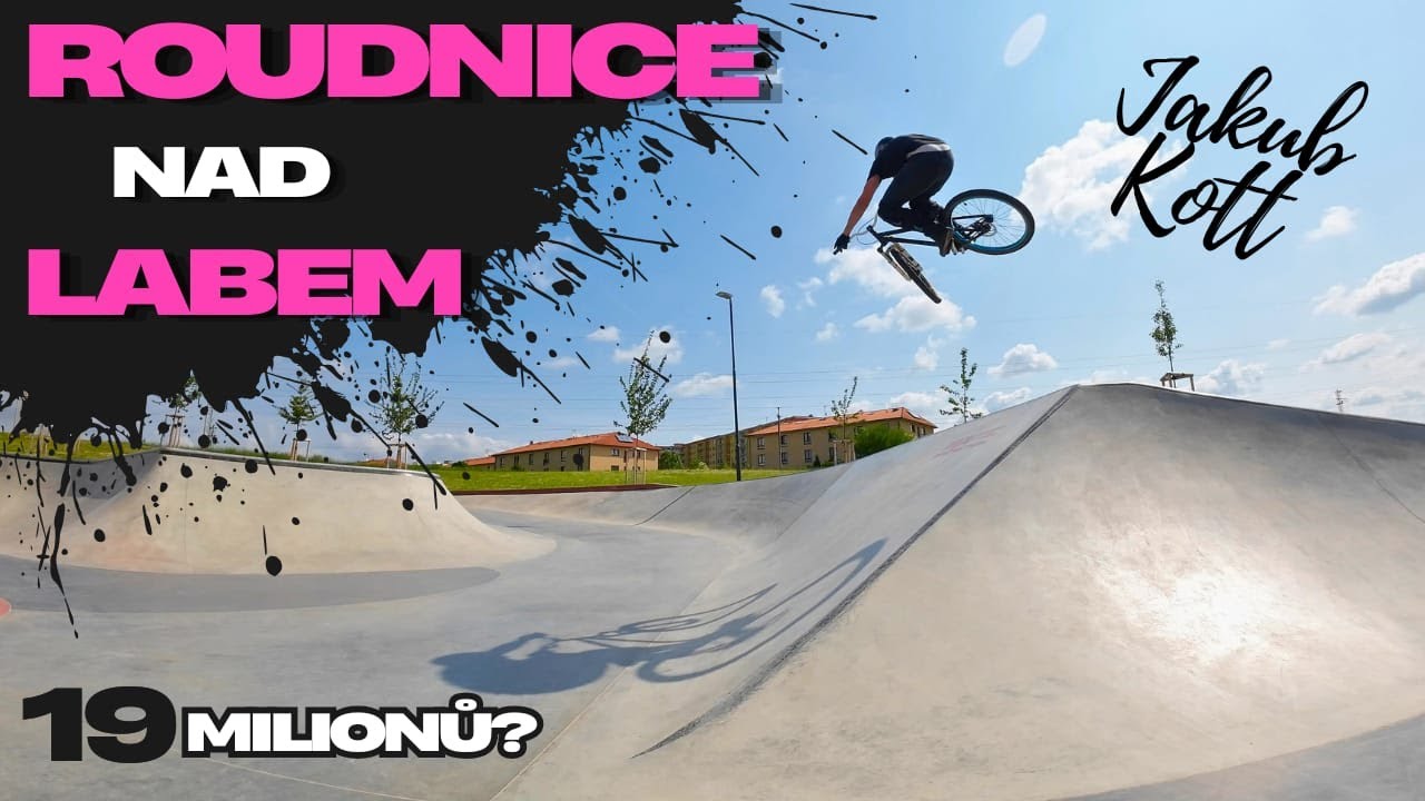 Skatepark Roudnice nad Labem 4K | cena 19 MEGA 💲💵 & rozloha 3000 m2
