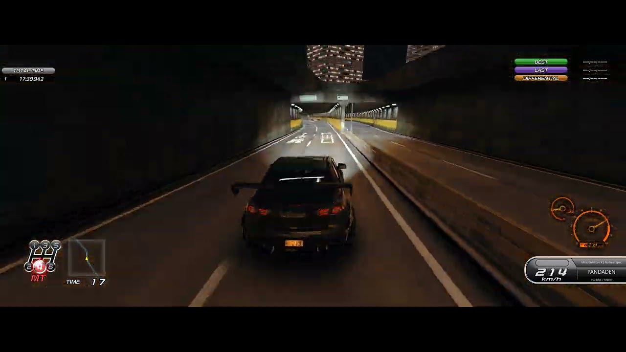 Assetto Corsa: Wangan Midnight Maximum Tune Hud (Tokyo C1 Inner Loop Hot Lap)