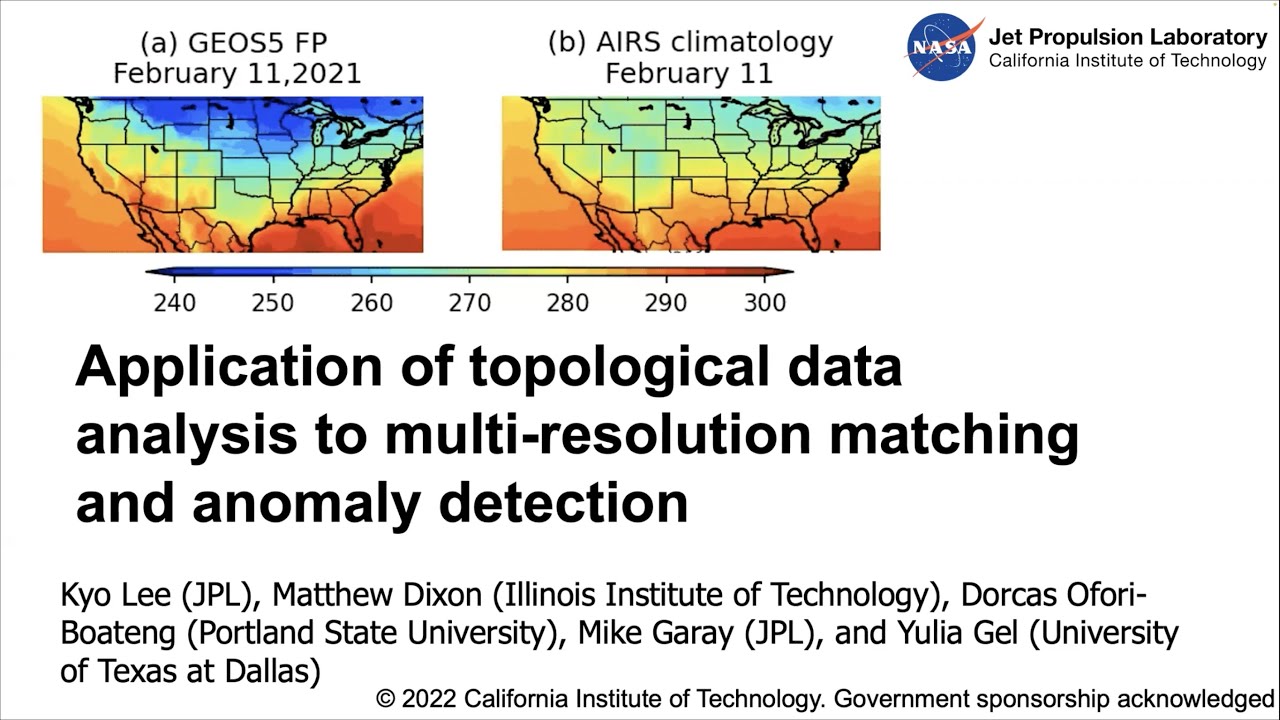 Kyo Lee (3/18/22): Topological data analysis in multi-resolution matching and anomaly detection