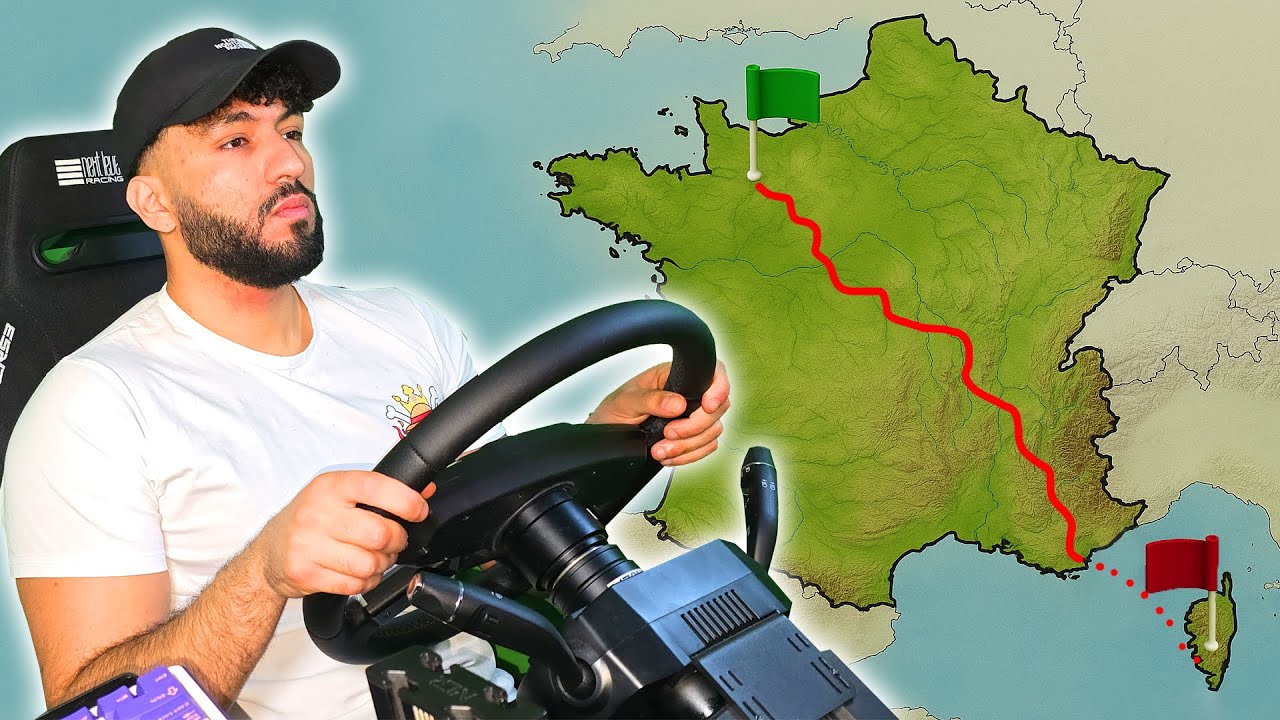 JE TRAVERSE TOUTE LA FRANCE 🇫🇷 SUR ETS2 ! 1600km Paris →  Corse