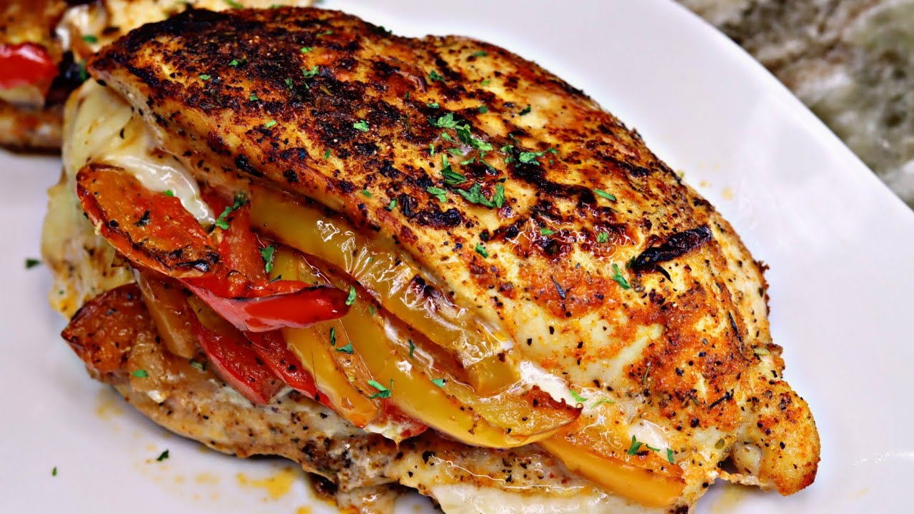 Cheesy Fajita STUFFED Chicken