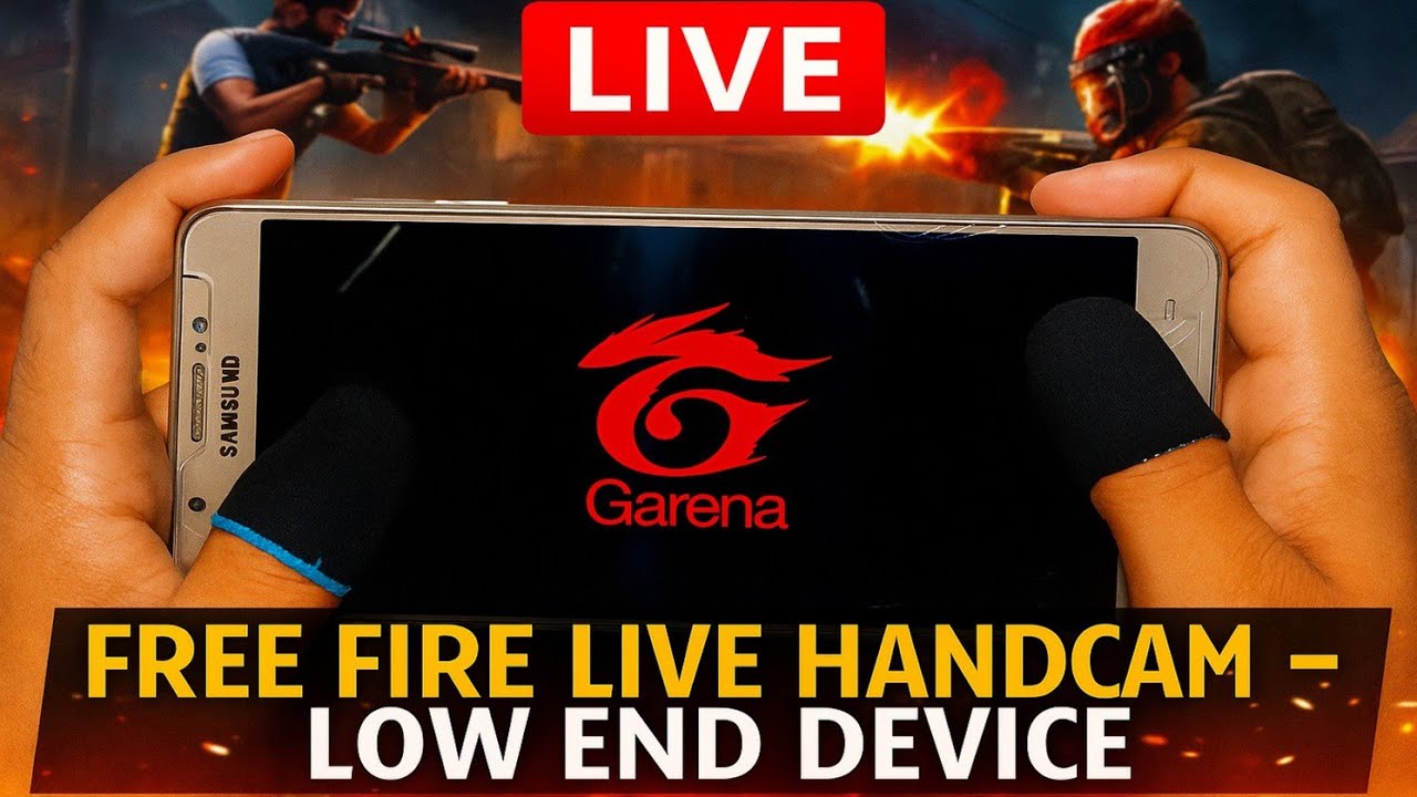 🔴 LIVE | Free Fire MAX Handcam Gameplay 🔥 | J7 Prime Pro Player | USMAN FF#livefreefire