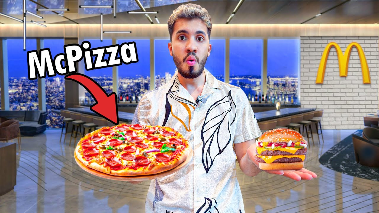 Así es el McDonald's más GRANDE del MUNDO | Vende MC PIZZA y MC PASTA 🍕🤯