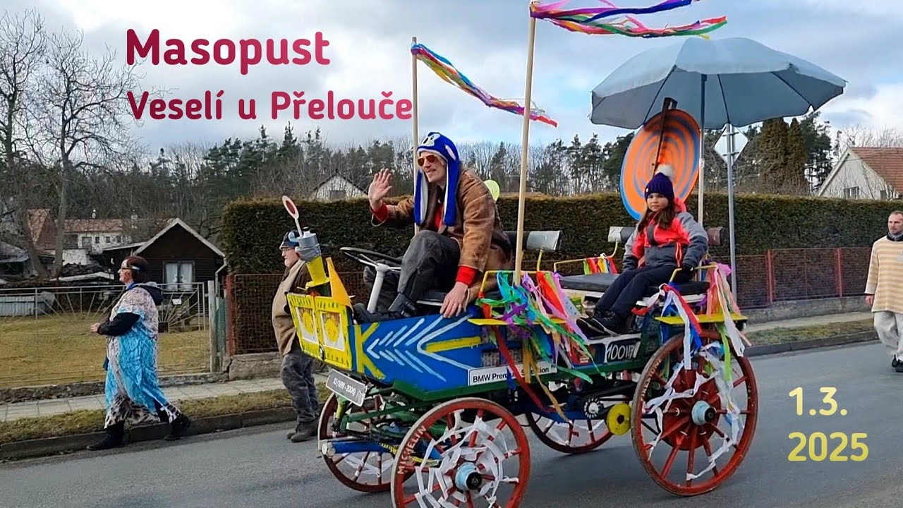 Masopust Veselí u Přelouče 1.3.2025