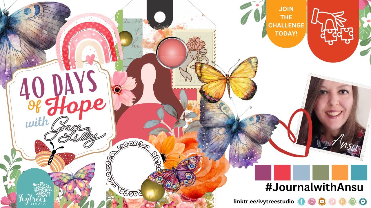 Hope grows in the Word | Hope Tags | Bible Journaling | Ivytree Studio