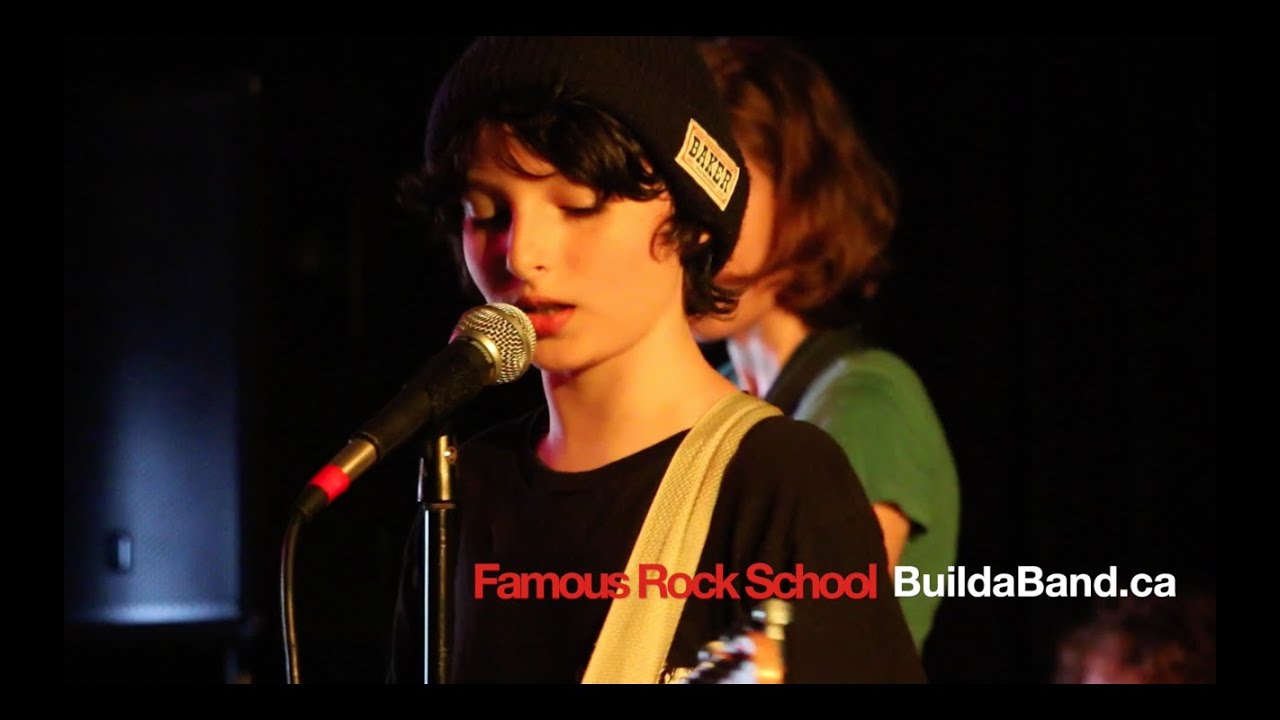 Calpurnia /The Aubreys - Say it Ain't So - at Famous / BuildaBand Rock Camp with Finn Wolfhard