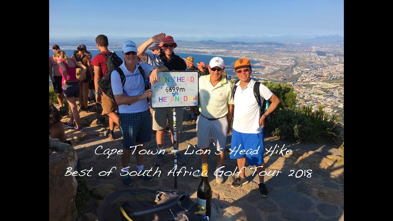 Best of South Africa Golf Tour 2018-  Cape Town Lion's Head Hike