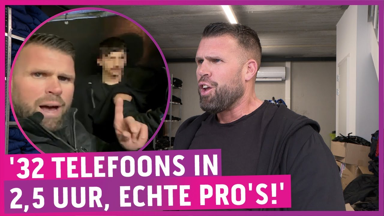 Beveiliger Rendel viraal: Roemenen gepakt met 32 telefoons!