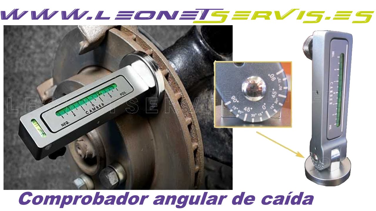 comprobador angular de caida