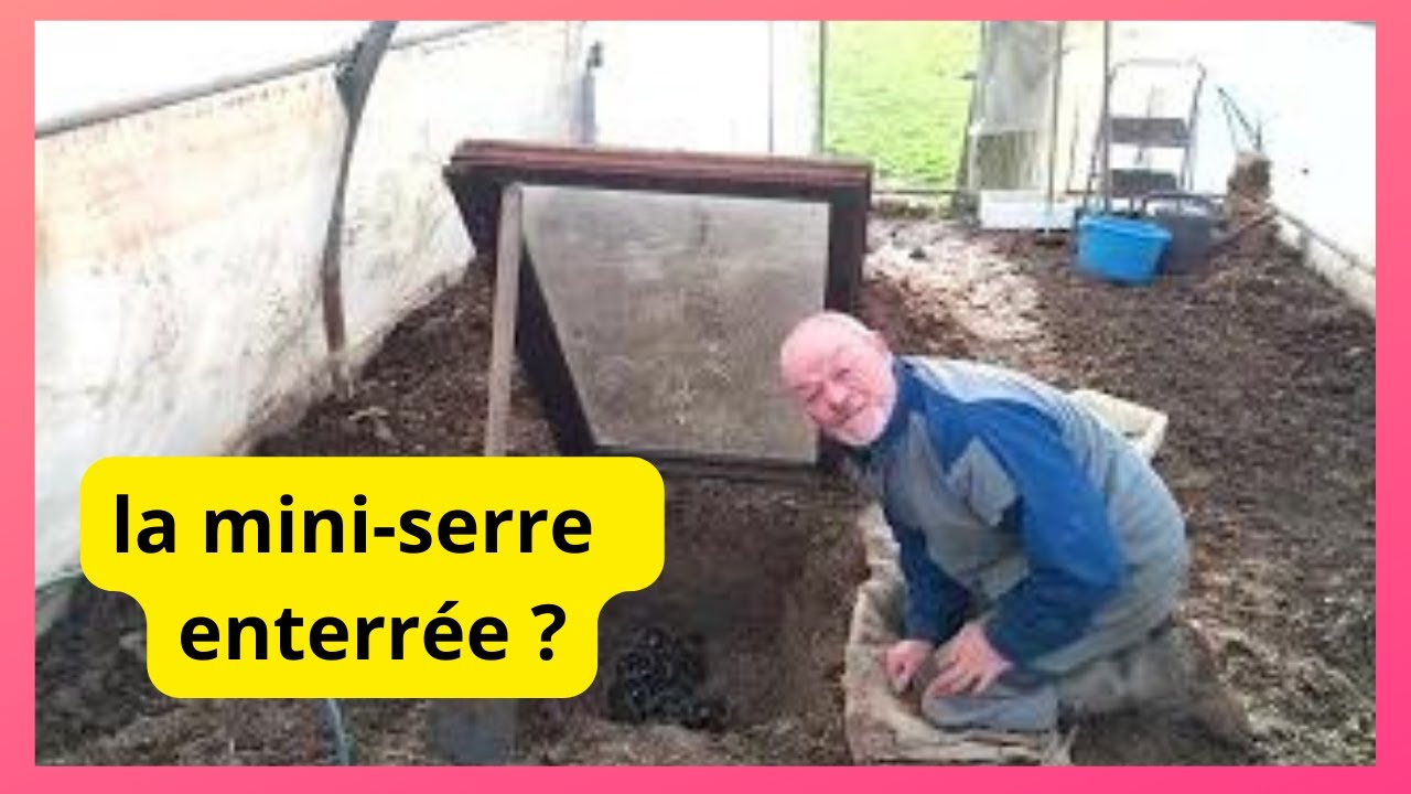 Ma mini-serre enterrée  : le  test ?