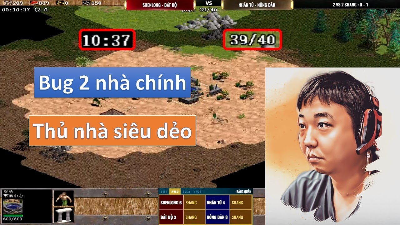 AOE Highlights | SHENLONG bug 2 nhà chính... thủ nhà dẻo như bún