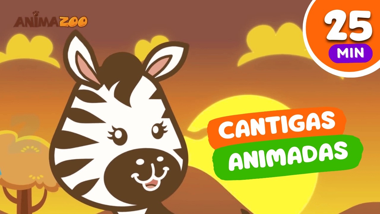 Canções Infantis Animadas para toda família - Animazoo Kids 🦁🐼🐵🦒🦜