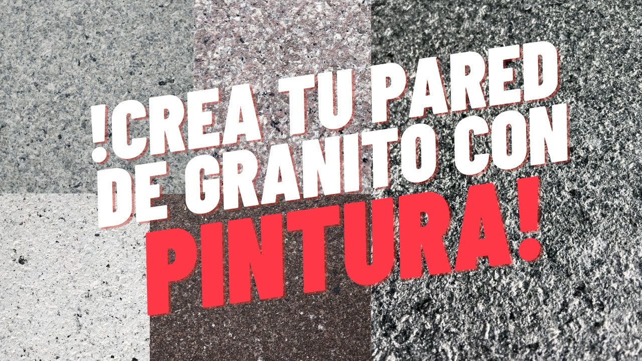 Pintura Imitación Granito - Tutorial de aplicación