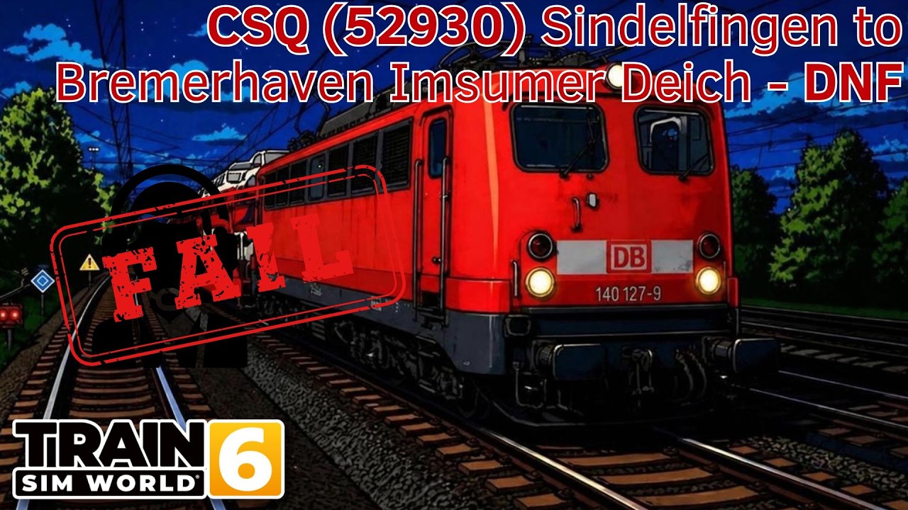 CSQ (52930) Sindelfingen to Bremerhaven Imsumer Deich - DNF - Frankenbahn - 140 - Train Sim World 6