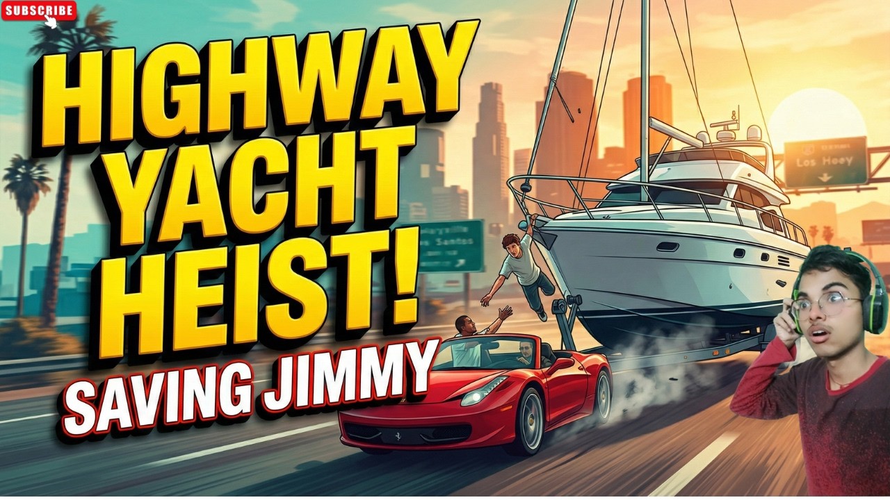 THE CRAZIEST YACHT CHASE! 🏎️ GTA 5 STORY MODE #3 | Yash Verma Yt