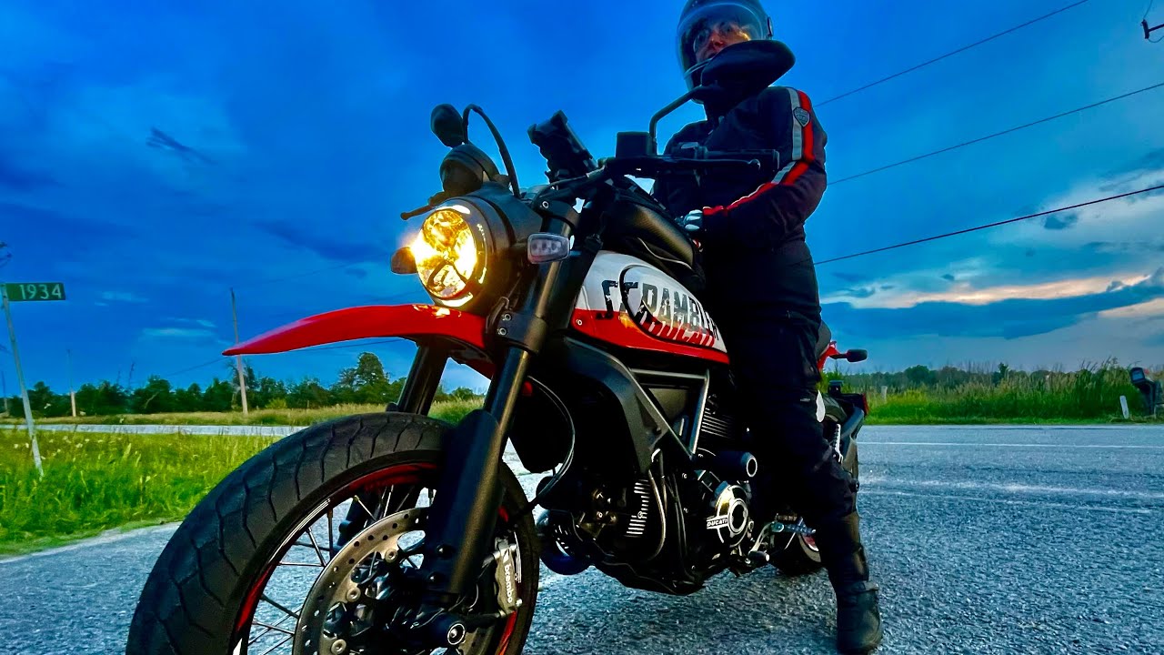 Scrambler Ride. Ducati Café Racer and Urban Motard Ride.