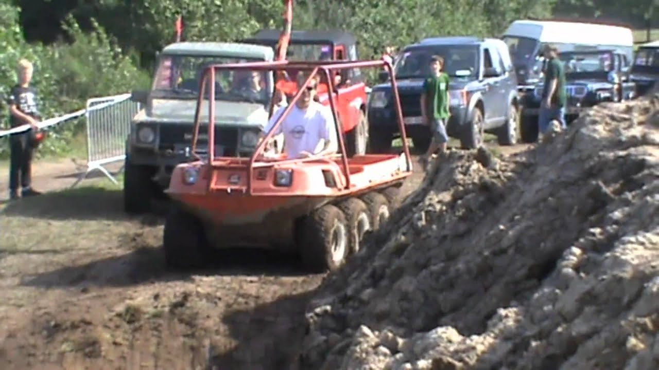 Argo amphibious vehicle at offroad event