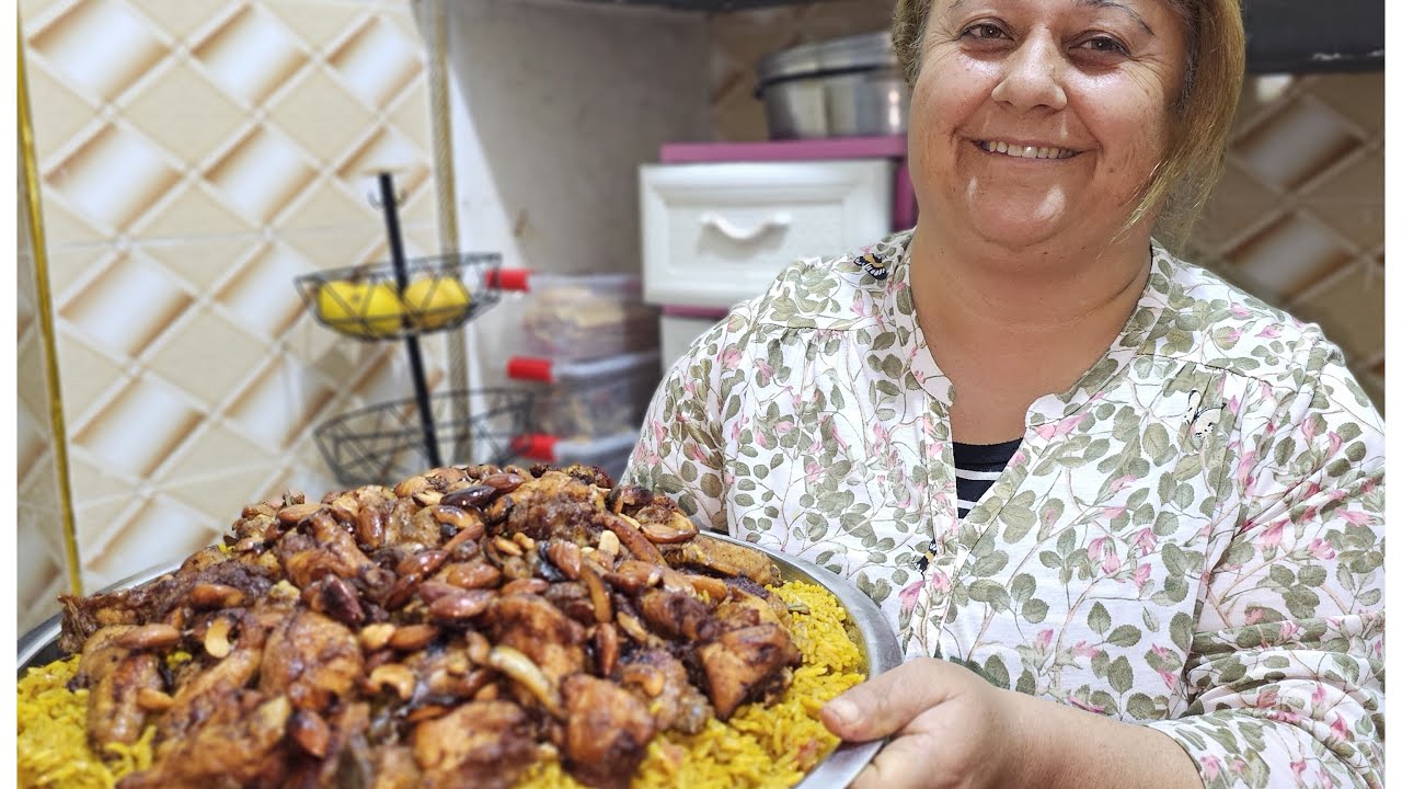 أطيب كبسه لضيوفي من حلب وروتيني بالبيت